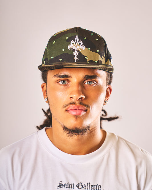 Sainted FRONTLINE camo hat by Saint Galleria — view 1