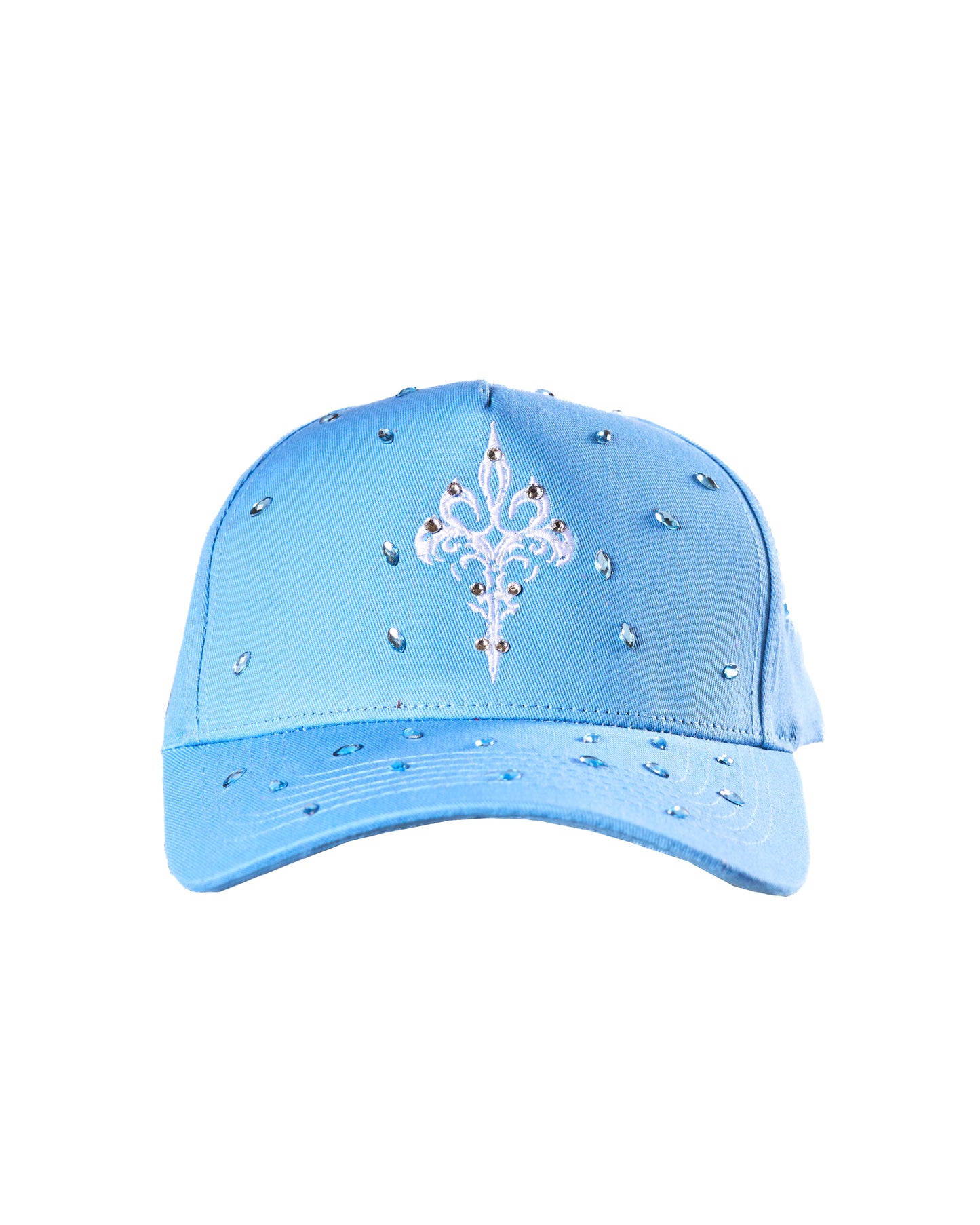 Sainted CELESTIAL blue gemstone hat by Saint Galleria — view 4