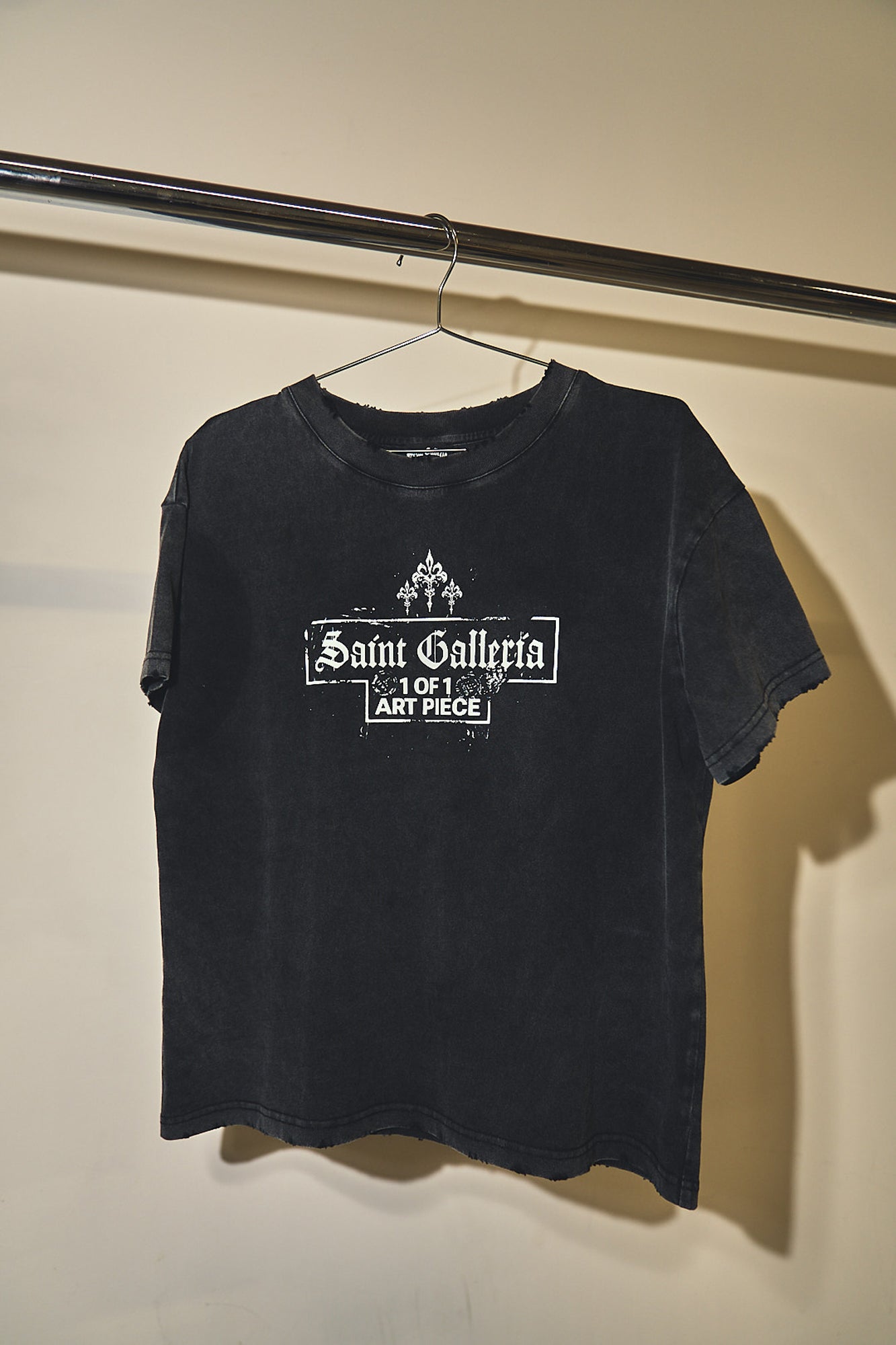 Sainted 1OF1 faded grey t-shirt by Saint Galleria — view 4