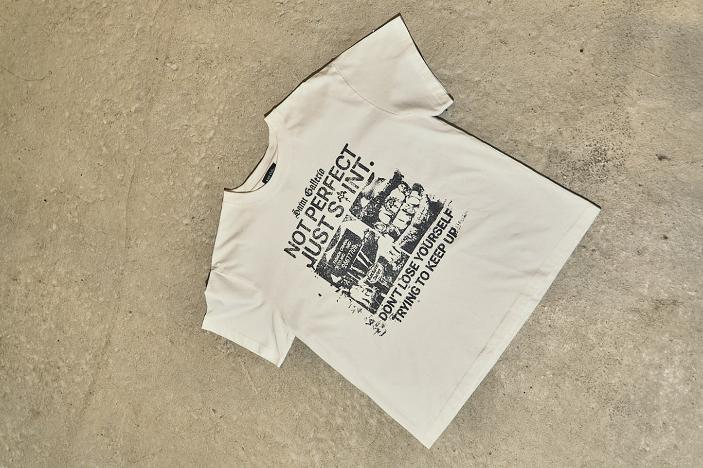 JUST SAINT T SHIRT — additional styling view 2